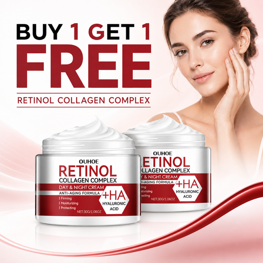 Retinol Moisturizing Cream with Collagen & Hyaluronic Acid
